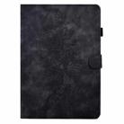 For Amazon Kindle Paperwhite 5 Peony Butterfly Embossed Leather Smart Tablet Case(Black) - 2