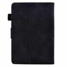 For Amazon Kindle Paperwhite 5 Peony Butterfly Embossed Leather Smart Tablet Case(Black) - 3