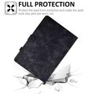 For Amazon Kindle Paperwhite 5 Peony Butterfly Embossed Leather Smart Tablet Case(Black) - 6