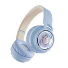 Q1 Headphones Monster Kids Over-Ear Bluetooth Earphones(Blue) - 1