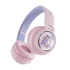 Q1 Headphones Monster Kids Over-Ear Bluetooth Earphones(Pink) - 1