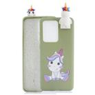 For Huawei P40 Cartoon Shockproof TPU Protective Case with Holder(Cute Unicorn) - 1