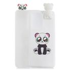 For Huawei P40 Pro Cartoon Shockproof TPU Protective Case with Holder(Bracket Panda) - 1
