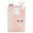 For Huawei P40 Pro Cartoon Shockproof TPU Protective Case with Holder(Big Eared Rabbit) - 1