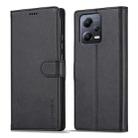 For Xiaomi Redmi Note 12 Pro 5G/Poco X5 Pro LC.IMEEKE Calf Texture Horizontal Flip Leather Case(Black) - 1