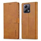 For Xiaomi Redmi Note 12 Pro 5G/Poco X5 Pro LC.IMEEKE Calf Texture Horizontal Flip Leather Case(Yellow) - 1