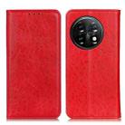 For OnePlus 11 5G Magnetic Crazy Horse Texture Leather Phone Case(Red) - 1