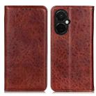 For OnePlus Nord CE 3 Lite Magnetic Crazy Horse Texture Leather Phone Case(Brown) - 1