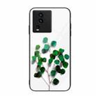 For vivo iQOO Neo7 Colorful Painted Glass Phone Case(Sapling) - 1