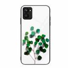 For Realme C33 Colorful Painted Glass Phone Case(Sapling) - 1