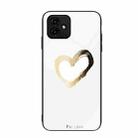 For Honor Play6C Colorful Painted Glass Phone Case(Golden Love) - 1