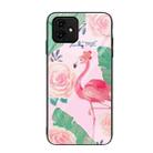 For Honor Play6C Colorful Painted Glass Phone Case(Flamingo) - 1