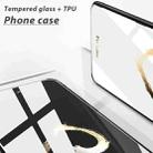 For Samsung Galaxy A04 Colorful Painted Glass Phone Case(Golden Love) - 3