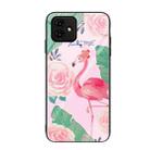 For Honor Play 40 Plus Colorful Painted Glass Phone Case(Flamingo) - 1