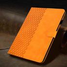 For iPad Pro 11 2018 / 2020 / 2021 Rhombus Embossed Leather Smart Tablet Case(Khaki) - 6