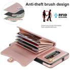 For Samsung Galaxy S10+ RFID Card Slot Leather Phone Case with Long Lanyard(Rose Gold) - 3