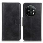 For OnePlus 11 5G Mirren Crazy Horse Texture Leather Phone Case(Black) - 1