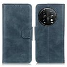 For OnePlus 11 5G Mirren Crazy Horse Texture Leather Phone Case(Blue) - 1