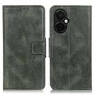 For OnePlus Nord CE 3 Lite Mirren Crazy Horse Texture Leather Phone Case(Dark Green) - 1