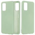For Huawei Honor 30 Pro Solid Color Liquid Silicone Dropproof Full Coverage Protective Case(Green) - 1