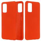 For Huawei Honor 30 Pro Solid Color Liquid Silicone Dropproof Full Coverage Protective Case(Red) - 1