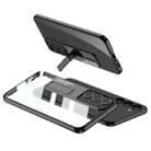 For Samsung Galaxy S23+ 5G GKK Electroplating Full Coverage Protective Phone Case with Holder(Black) - 1