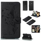 For Xiaomi Redmi K30 Pro Litchi Texture Feather Embossing Pattern Horizontal Flip Leather Case with Holder & Card Slots & Wallet & Photo Frame & Lanyard(Black) - 1