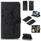For Huawei Honor 30S Litchi Texture Feather Embossing Pattern Horizontal Flip Leather Case with Holder & Card Slots & Wallet & Photo Frame & Lanyard(Black) - 1