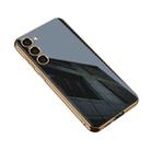 For Samsung Galaxy S23 5G GKK Electroplating TPU Full Coverage Phone Case(Black) - 1
