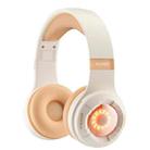 KE25 RGB Light Wireless Stereo Music Bluetooth Headset(Orange) - 1