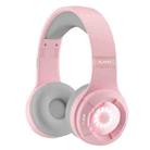 KE25 RGB Light Wireless Stereo Music Bluetooth Headset(Pink) - 1