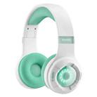 KE25 RGB Light Wireless Stereo Music Bluetooth Headset(Green) - 1