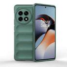 For OnePlus ACE 5G Magic Shield TPU + Flannel Phone Case(Dark Green) - 1