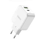 DUZZONA T7 PD USB-C + QC USB Dual Ports GaN Fast Charger, Plug Type:EU Plug - 1