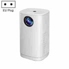 T1 480x360 800 Lumens Portable Mini LED Projector, Specification:EU Plug(White) - 1