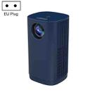 T1 480x360 800 Lumens Portable Mini LED Projector, Specification:EU Plug(Blue) - 1