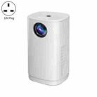 T1 480x360 800 Lumens Portable Mini LED Projector, Specification:UK Plug(White) - 1