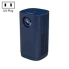 T1 480x360 800 Lumens Portable Mini LED Projector, Specification:US Plug(Blue) - 1