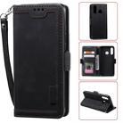 For Huawei Y6(2019) Retro Splicing Horizontal Flip Leather Case with Card Slots & Holder & Wallet(Black) - 1