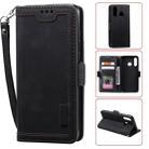 For Huawei Y7(2019) Retro Splicing Horizontal Flip Leather Case with Card Slots & Holder & Wallet(Black) - 1