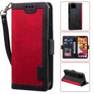 For iPhone 11 Retro Splicing Horizontal Flip Leather Case with Card Slots & Holder & Wallet(Red) - 1