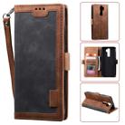 For Xiaomi Redmi Note 8 Pro Retro Splicing Horizontal Flip Leather Case with Card Slots & Holder & Wallet(Grey) - 1