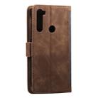 For Xiaomi Redmi Note 8 Retro Splicing Horizontal Flip Leather Case with Card Slots & Holder & Wallet(Grey) - 3