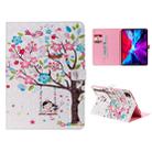 For iPad Pro 11 (2020) 3D Colored Drawing Horizontal Flip Leather Tablet Case with Holder & Card Slot & Wallet(Girl Under The Tree) - 1