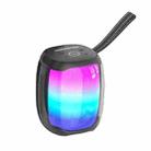 HOPESTAR P50 mini TWS Outdoor RGB Light IPX6Waterproof Bluetooth Speaker(Black) - 1