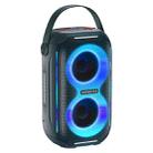 HOPESTAR Party200 mini Portable Tone Pulse RGB Light Bluetooth Speaker(Blue) - 1
