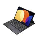 For Honor Pad V8 Pro AHN8-A Ultrathin Detachable Bluetooth Keyboard Leather Tablet Case with Touchpad(Black) - 3