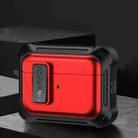 For AirPods Pro 2 Signal Flag Wireless Earphones Case with Security Lock(Red) - 1