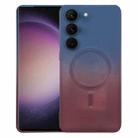 For Samsung Galaxy S23 5G Liquid TPU Silicone Gradient MagSafe Phone Case(Blue Purple) - 1