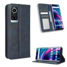 For BLU Bold N2 Magnetic Buckle Retro Texture Leather Phone Case(Blue) - 1